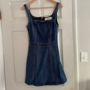 Reformation Mini Denim Dress